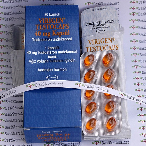 Virigen Testocaps 40mg - Testosterone Undecanoate